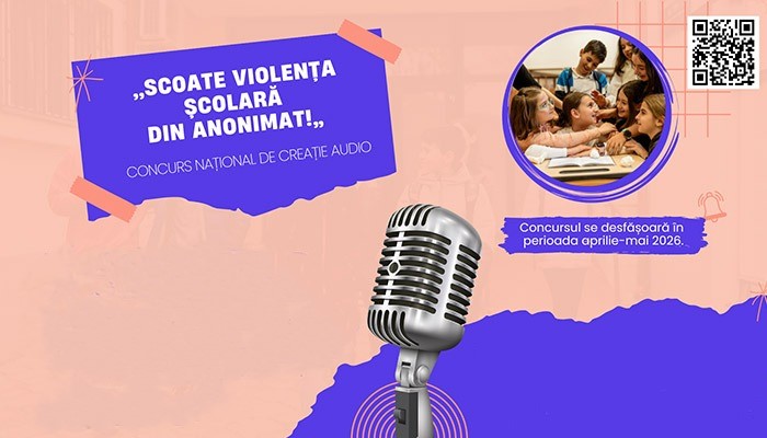 Elevii din Harghita sunt invitati sa exprime STOP violentei in scoli prin creativitate