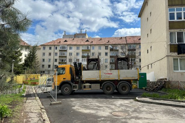 Inceperea modernizarii blocurilor de pe Aleea Avantului in Miercurea Ciuc