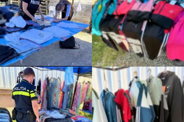 Marfa suspectata de contrafacere in valoare de 130000 de lei a fost confiscata in Harghita